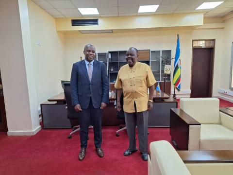 Tanzania Ambassador to Burundi pays a courtesy call to Ambassador Kyaligonza