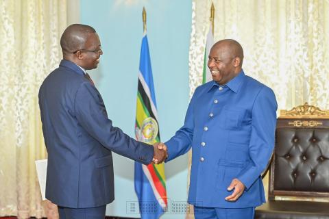 Visit of Special Envoy of Uganda to H.E. President Ndayishimiye