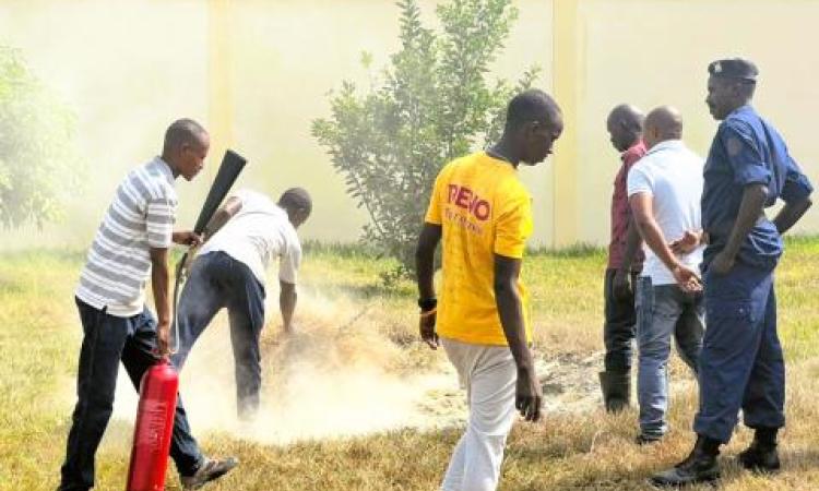 Fire Drill and Firefighting Training Embassy of Uganda